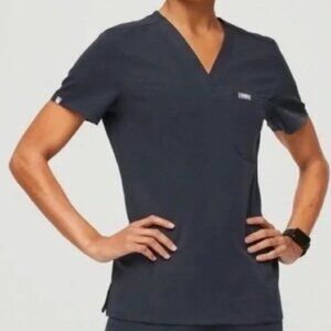 Figs Caterina One Pocket Scrub Top - Night Sky, S